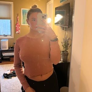 Salmon Forever 21 Long Sleeve - M